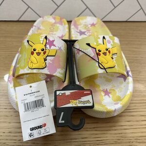 Pokémon Ground Up Slides Yellow Size 7 NWT